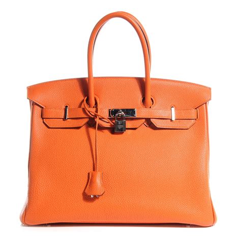 hermes orange birkin 30cm|hermes birkin 35 togo.